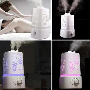 बिजली खोखले नक्काशीदार डिजाइन बड़ी क्षमता आवश्यक तेल धुंध Humidifier