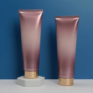 Tubo de aluminio y plástico personalizado de 100 ml y 200 ml, tubo exprimible ABL PBL con tapa de rosca dorada para crema de manos, loción, tubos de embalaje para cosméticos - Product Image 6