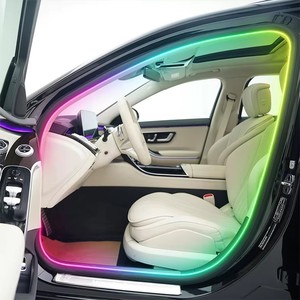 Lumière d'ambiance pour cadre de <span class=keywords><strong>porte</strong></span> automatique Dream Color 64 couleurs Kit de lumière invisible à LED pour fenêtre de voiture sans fil - Product Image 2