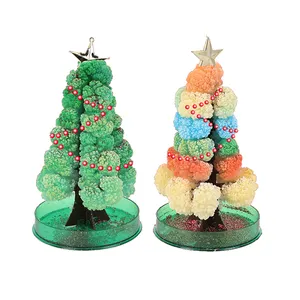 Bestseller Magic Growing Mini Weihnachts baum für Diy Fun Weihnachts geschenk Spielzeug Erwachsene Kid Dekorationen Indoor Home Küche Esstisch