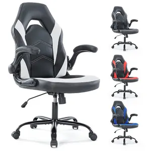 Fauteuil de jeu ergonomique en cuir à logo personnalisé bon marché pour massage extrême de luxe