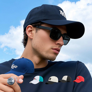 Tùy Chỉnh Cơ Sở Bóng Mũ Gorras Thể Thao Snapback Mũ 6 Bảng Điều Chỉnh 3D Thêu Trống Thời Trang Hai Tone Cong Mũ Bóng Chày Mũ Cho Nam Giới - Product Image 2