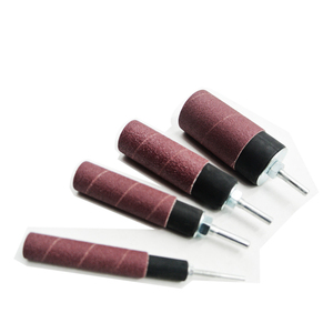 SATC 3/4 Inch 80 Grit Ring <strong>Sanding</strong> <strong>Drum</strong> Bands 115mm Cylinder Shape 80 Grit Wood Polished Carved Olive Core Rotary Tool" - Product Image 2
