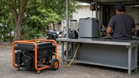Offre Spéciale Générateur à Essence à Cadre Ouvert 5kW 5.5kW Démarrage Électrique Portable 110V 220V 380V 50/60Hz OEM