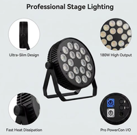 Nouveau projecteur PAR LED plat pour scène, DJ, discothèque, événements, 18x18, 12x18W RGBW