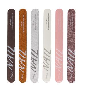 Lime à polir les ongles en acier inoxydable double face ultra-mince planche d'émeri spéciale pour manucure bande de frottement lavable pour façonner les ongles - Product Image 1