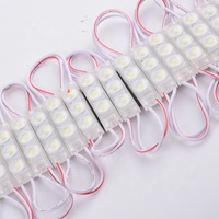Module LED Mini Sunlite DC12V 0.72W SMD2825 avec lentille 160°, 3 LED, 90-100 Lumens pour lettres peu profondes et éclairage publicitaire IP65