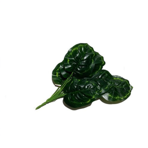 Artificial Leaf Hojas 1 Pcs Green Decorative Plant Leaves - Product Image 2