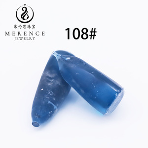 Merence Jewelry Aguamarina sintética #104 #105 #106 #108 #112 #113 #114 #119 #120 #149 #152 Espinela de materia prima sin cortar en bruto - Product Image 5