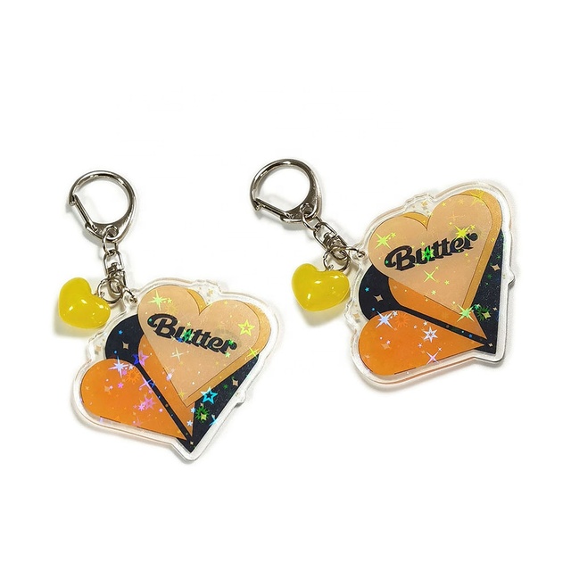 Custom Acrylic Keychain Star Hologram Anime Laser Cut Quality Pendant Acrylic Phone Charm Keychain
