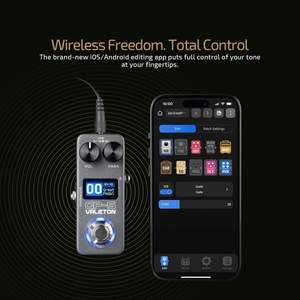 Valeton GP-5 Procesador Multiefectos Super Compacto y Pedal Cargador de NAM/IR (Para Guitarra, Incluye 1 Cable TRS de VOLKTONE) - Product Image 5