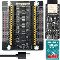 Shield PinPulse ESP32-S3 N16R8 de Lonely Binary, Doble USB-C, 16MB Flash, 8MB PSRAM