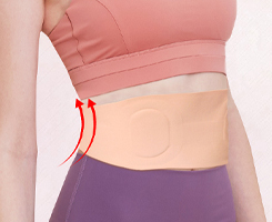 Cinturón de masaje de alivio de calambres caliente para el período menstrual Cinturón De Palacio cálido para masaje de articulaciones de vibración multifunción - Product Image 2