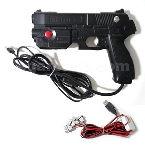 Pistolet <span class=keywords><strong>de</strong></span> <span class=keywords><strong>jeu</strong></span> d'arcade modifié en pistolet à lumière USB avec 4 capteurs LED pour <span class=keywords><strong>jeu</strong></span> <span class=keywords><strong>de</strong></span> tir sur PC avec effets <span class=keywords><strong>de</strong></span> choc et <span class=keywords><strong>de</strong></span> recul - Product Image 5