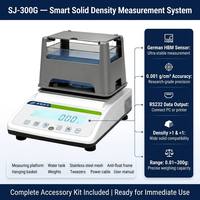 300g High Precision Electronic Densimeter Digital Solid Density Meter for Gold Jewelry Rubber Plastic Lab Testing