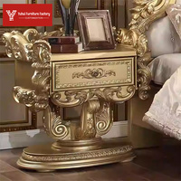 Lit de luxe Villa Noble, style français, dossier haut, lit royal pour mariage, luxe, bois massif sculpté, nouveau style classique, lit double