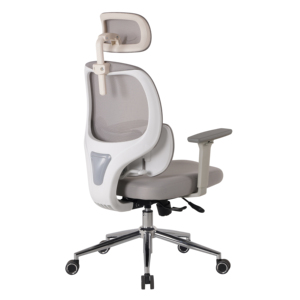 Elegante <span class=keywords><strong>Silla</strong></span> de <span class=keywords><strong>Oficina</strong></span> Ergonómica de Polipropileno con Elevación, Asiento Duradero, Reposabrazos Abatibles y Base Cromada - Product Image 4