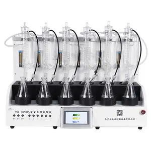 Serie de máquinas de destilación Cristalería de laboratorio Sistema de destilación química Dispositivo de destilación de dióxido de azufre