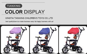 Хит продаж, новая детская футболка с ручкой нажима трехколесная детская коляска/Новые продукты детский трехколесный велосипед с ручкой нажима/Детская <span class=keywords><strong>3</strong></span> трицикл трехколесный грузовой погрузчик для продажи - Product Image 6
