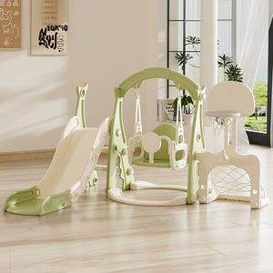 Equipo De Guardería Tobogán De Bebé Y Columpio Interior Tobogán De Plástico Piscina De Pelotas Tobogán De Plástico - Product Image 2