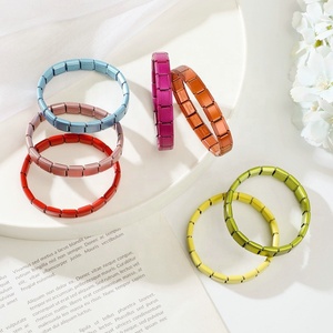 Connector-Style Unisex <b>Charm</b> <b>Bracelet</b> New Chinese-Style Electroplated Stainless Steel Round Detachable High-End Gift Jewelry - Product Image 5