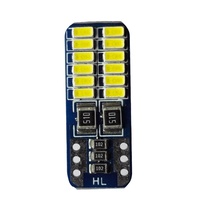 Blister karte super weiß T10 194 168 12 V4W W5W 3014-24smd canbus LED-Auto lampe für Auto-Lese lampen
