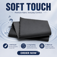 Tissu en peau de pêche tissé sergé avec revêtement en PU imperméable et coupe-vent 100% polyester poids moyen pour manteaux d'extérieur