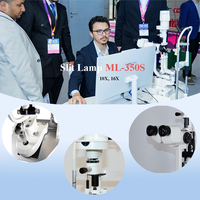 Lampe à Fente Numérique ML-350S – Microscope LED avec 3 Niveaux d'Agrandissement pour Examens Ophtalmiques