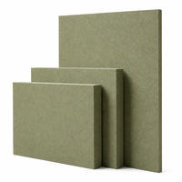 Panneau MDF HMR mélaminé 18 mm résistant à l'humidité E1, panneau moderne pour la décoration murale des cuisines et salles de bain