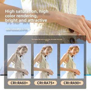 एलईडी स्क्वायर लाइट 4-पत्ती फ्लैट भरने के लिए इनडोर आउटडोर फोटोग्राफी उपकरण - Product Image 4