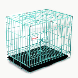 Venta al por mayor Indor plegable de lujo Xl Xxl jaula de hierro grande pájaro mascota Perrera de alta resistencia jaula para perros con ruedas jaula para mascotas - Product Image 6