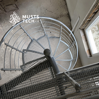 Appartement duplex, structure légère, fabricant d'ingénierie, planification d'installation, escalier en colimaçon