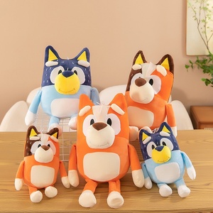Peluche Súper Suave para Muñecos de Dibujos Animados Familiares, Muñeco Bluey <span class=keywords><strong>Bingo</strong></span>, Regalo de Cumpleaños para Niños, Muñeco de <span class=keywords><strong>Perro</strong></span> de Algodón PP, Almohada Infantil - Product Image 2