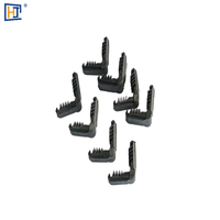 Barre d'espacement en aluminium, connecteur d'angle en plastique, insert d'angle, bouchon d'angle pour vitrage isolant IGU