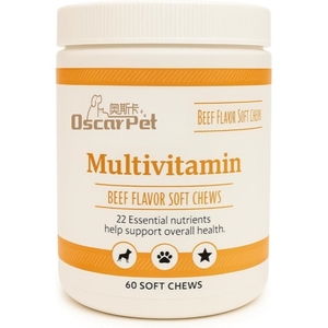 אוסקר יצרן OEM ODM חטיפי כלבים תוספי תזונה וויטמינים פורמולה מותאמת אישית לחיות מחמד חטיפים רכים טבעיים אורגניים מולטי ויטמין לכלבים - Product Image 1