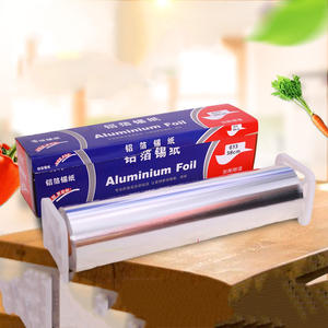 30 cm 소매 식품 등급 고온 저항 주방 치킨 양면 홈 바베큐 베이킹 알루미늄 호일 롤 - Product Image 5