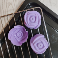 Plateaux à muffins en silicone, forme de Rose, de fond, tasses, outils et accessoires, maisons