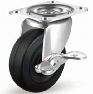 Rueda Giratoria para Carrito Pequeño de 1/1.25/1.5/2/2.5/3 Pulgadas, de TPR, Acero Inoxidable y Nylon, Europea, de Baja Resistencia y Bajo Ruido - Product Image 4