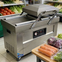 Machine de mise sous vide à double chambre 500PD pour usine et magasin, machine de conditionnement sous vide pour la conservation des aliments