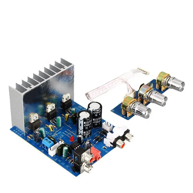 New arrival TDA2030 Power Amplifier Board 15W+15W+30W 2.1 Channel Amplifier PCB PW-218X Subwoofer Power Amplifier 12V