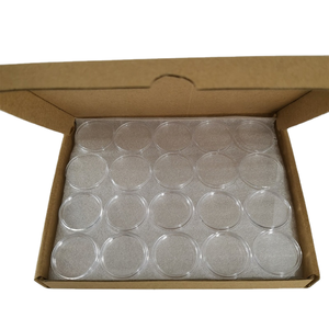Прозрачные капсулы для монет Hanwen из полистирола, толщиной 2 мм, для американских долларов, 38 мм, 39 мм, 40,6 мм, для рукоделия, 50 шт. в коробке - Product Image 1