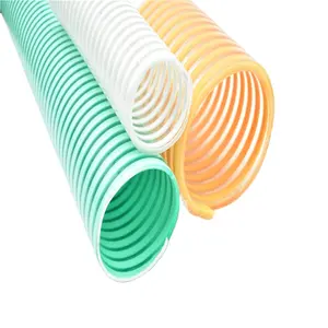 Tuyau d'aspiration en plastique PVC, tube mignon et flexible pour étang en spirale, pompe à eau, tuyau d'aspiration en PVC