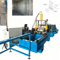Machine de profilage de rouleaux de cloisons sèches en plâtre avec servomoteur, pour la découpe et le poinçonnage, réglage automatique de la largeur, pour montants et rails CU