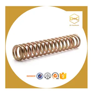 专业弹簧制造商生产各种类型的压缩五金铜弹簧