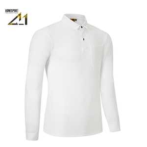 เสื้อโปโลแขนยาวผู้ชาย A-1 ผ้าโพลีเอสเตอร์ 100% น้ำหนัก 180 กรัม ถักทอแบบแห้งเร็ว ระบายอากาศได้ดี เหมาะสำหรับใส่เล่นกอล์ฟและสวมใส่ลำลอง - Product Image 3