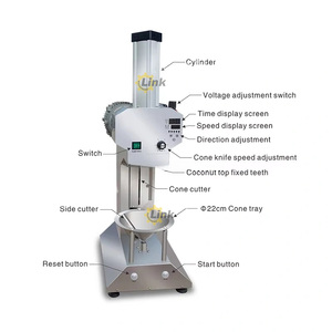 Machine à peler les noix de <span class=keywords><strong>coco</strong></span> facile à utiliser, coupeuse et éplucheuse automatique de noix de <span class=keywords><strong>coco</strong></span>, machine à peler les noix de <span class=keywords><strong>coco</strong></span> avec panneau numérique - Product Image 5