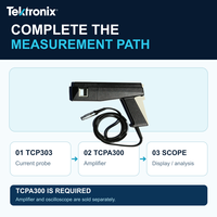 Sonde de courant AC/DC Tektronix TCP303 150A, 15 MHz, crête de 500A pour la mesure de courant sur oscilloscope TCPA300