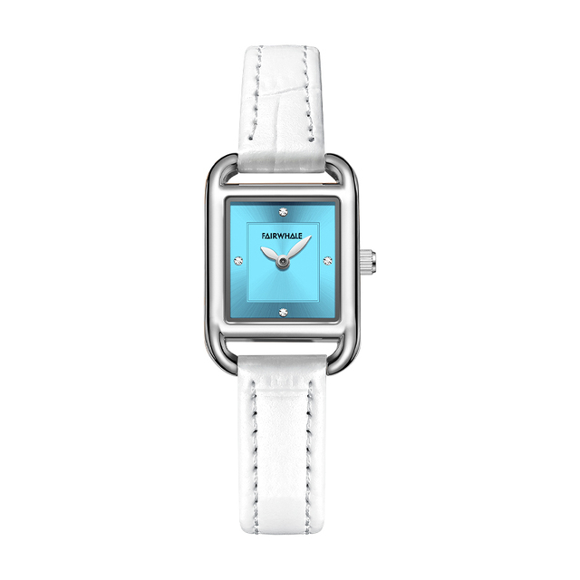 Oem Luxury Brand Watch Women Quartz Waterproof Stainless Steel Fashion Business Leather Lady Watch Square Dial Watches FW-3570