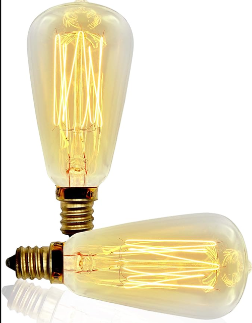 E27 40W 60W 240V 25W Dimmable Warm White Incandescent Lamp Vintage ST64 Incandescent Bulb