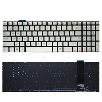 Clavier pour ordinateur portable Asus N56V U500VZ N76V N550j N750j Q550L N56VM, clavier d'ordinateur portable avec rétroéclairage pour ordinateur portable Asus